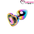 Rainbow Heart Butt - Lust Love Toy's