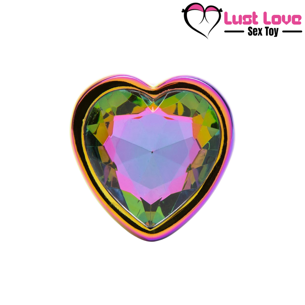 Rainbow Heart Butt - Lust Love Toy's