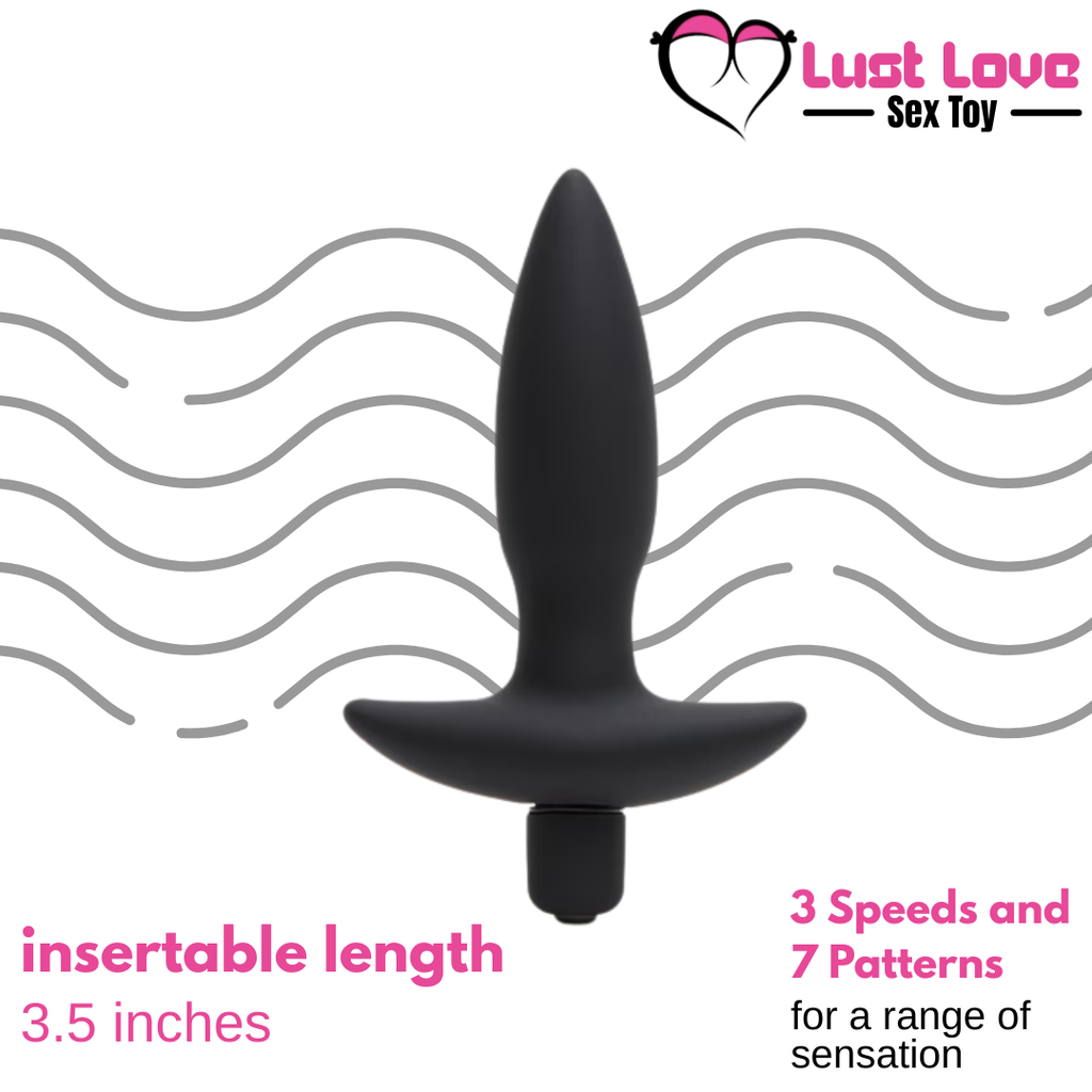 Vibrating Butt Plug - Lust Love Toy's