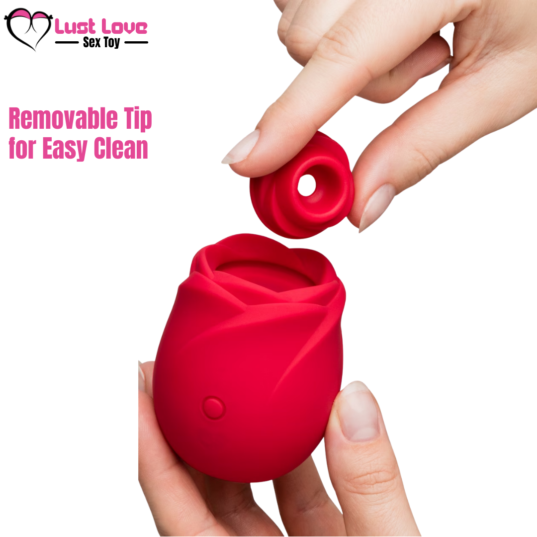 Rose Clitoral Suction - Lust Love Toy's