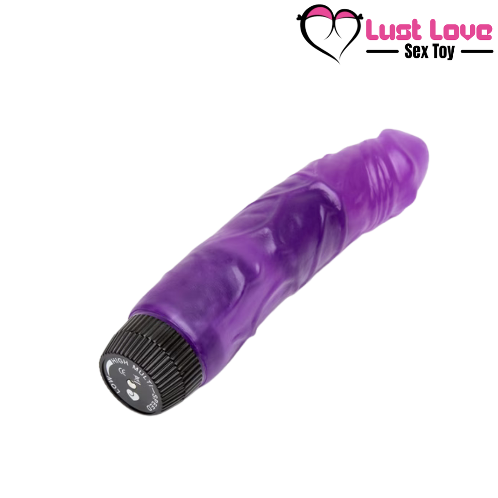 Purple Dildo Vibrator - Lust Love Toy's