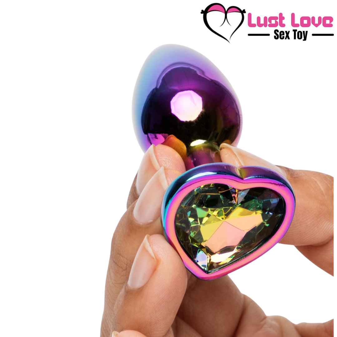 Rainbow Heart Butt - Lust Love Toy's