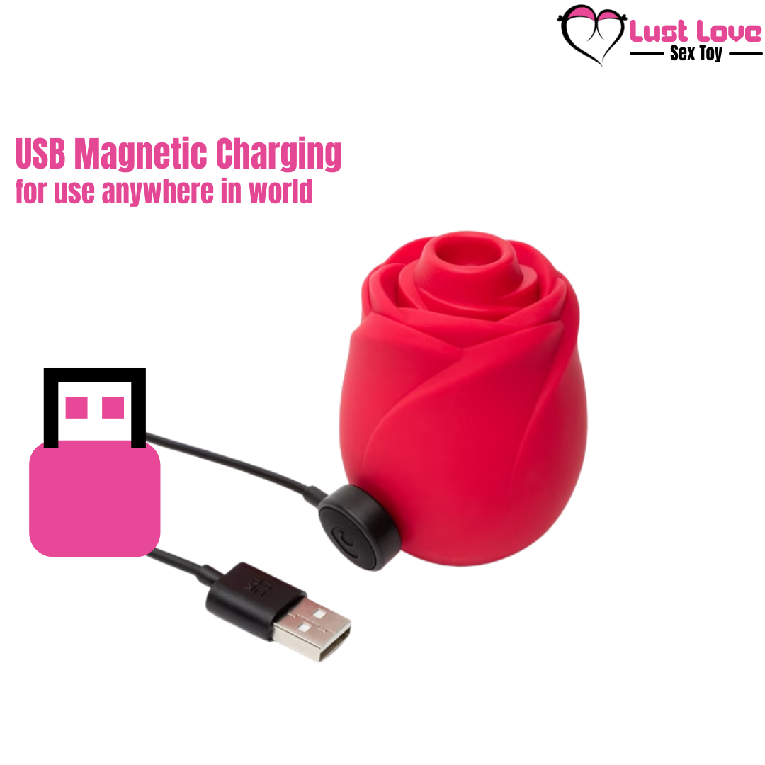 Rose Clitoral Suction - Lust Love Toy's