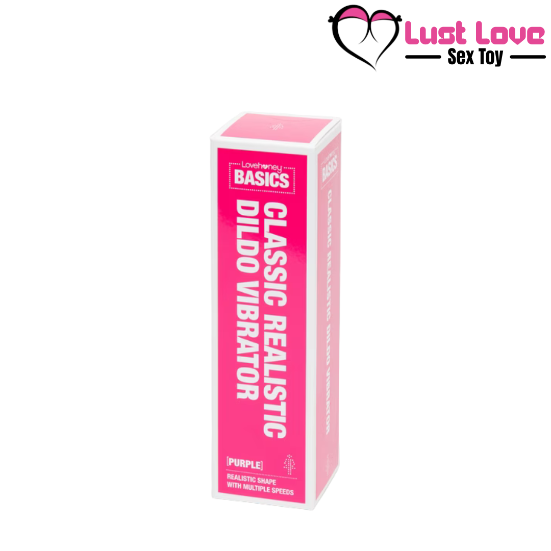 Purple Dildo Vibrator - Lust Love Toy's